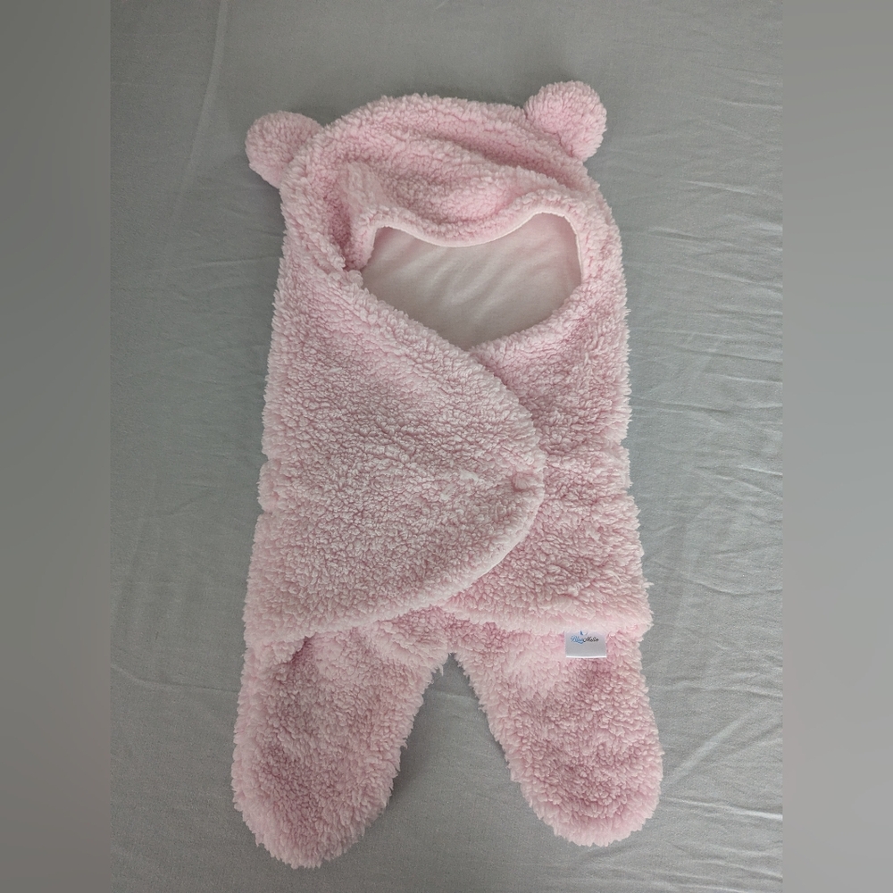 Adorable Cozy Pink Infant Swaddle